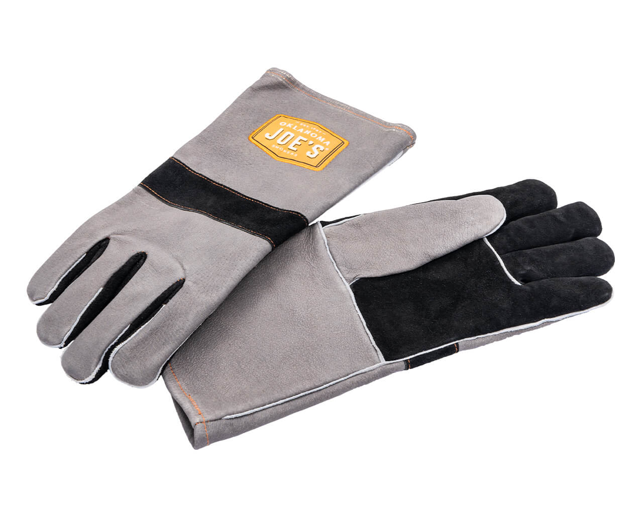 Oklahoma Joe’s Leather Smoking Gloves Pair - One Size Fits Most, , hi-res image number null