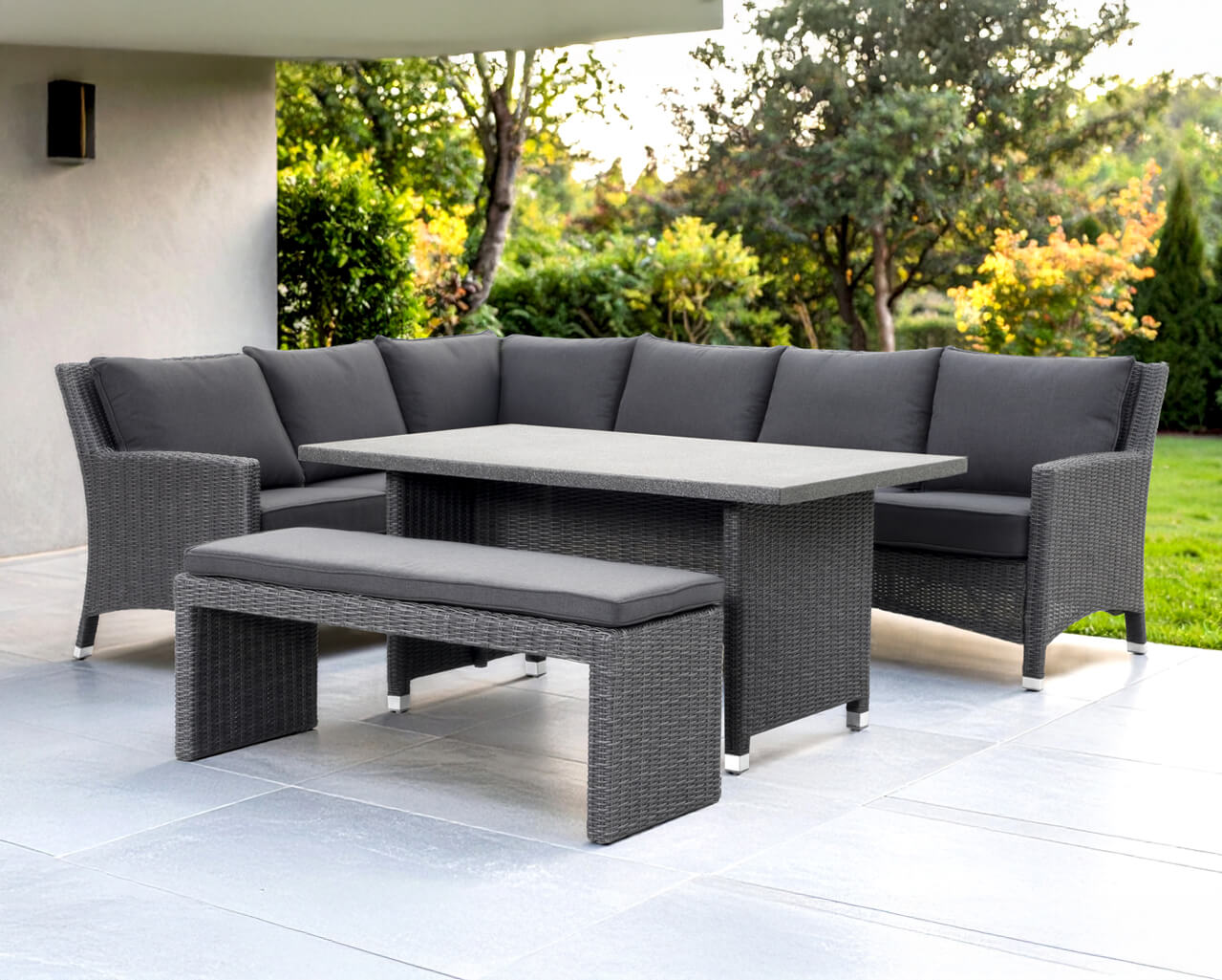 Avalon 4 Piece Corner Low Dining Setting, , hi-res image number null