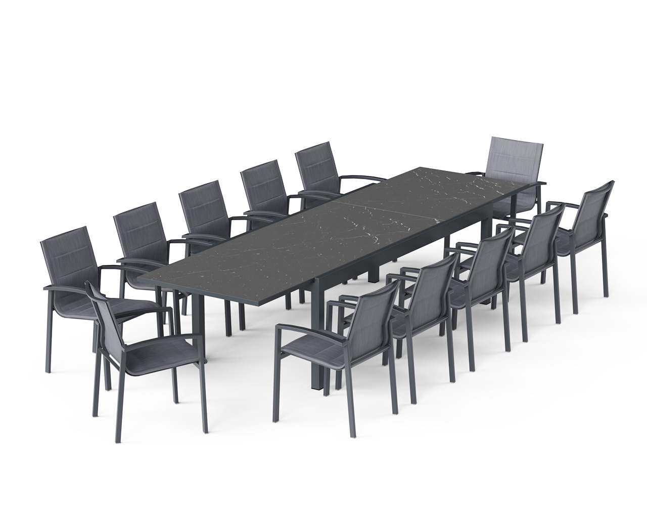 Boston-Sinta 13-Piece Extension Dining Setting, , hi-res image number null