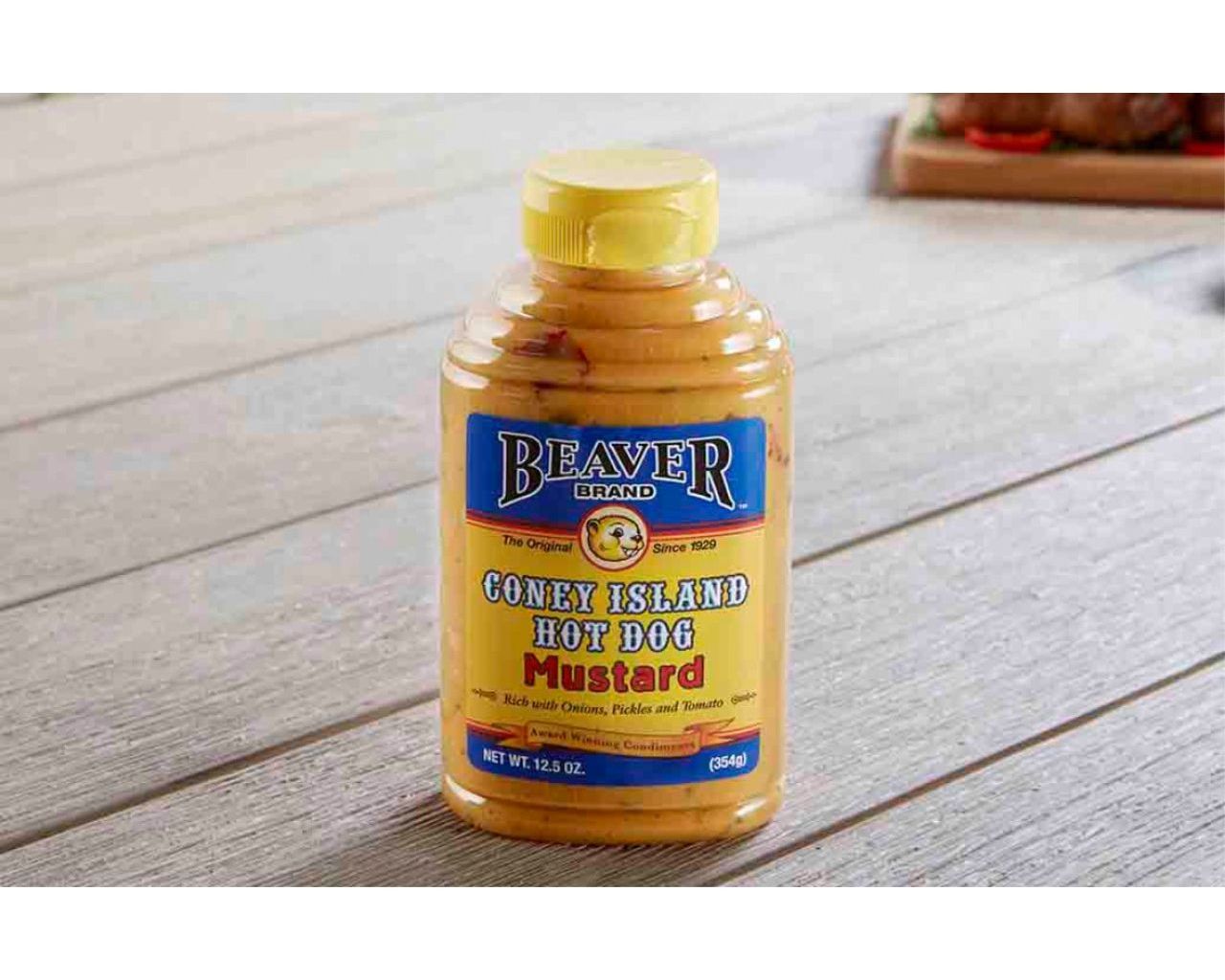 Beaver Coney Island Hot Dog Mustard 354g, , hi-res image number null