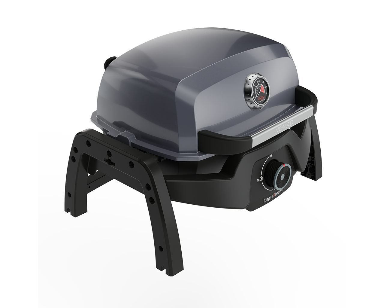 Ziggy Elite Nomad Single Burner Flame Failure BBQ - Gunmetal Grey, , hi-res image number null