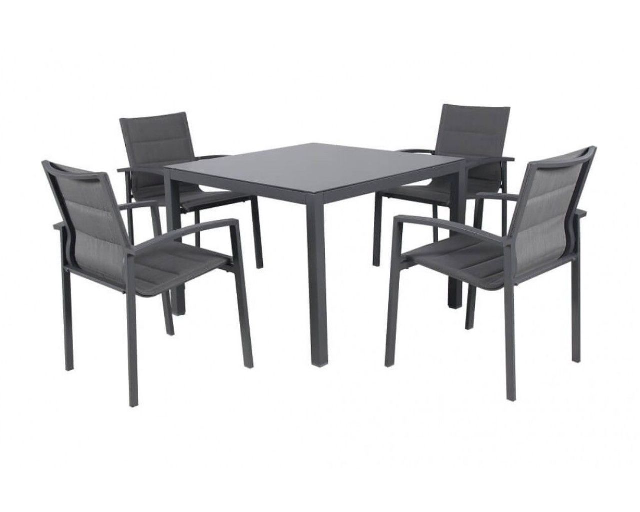 Boston 5 Piece Dining, Gunmetal Grey, small-swatch