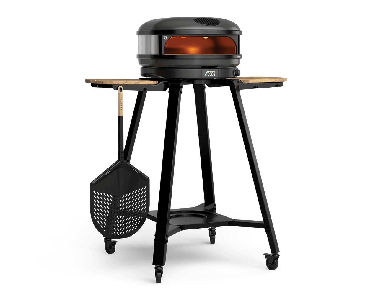 Gozney Arc XL Essentials Bundle Portable Pizza Oven with Stand and Pizza Peel - Off Black, Off Black, hi-res image number null
