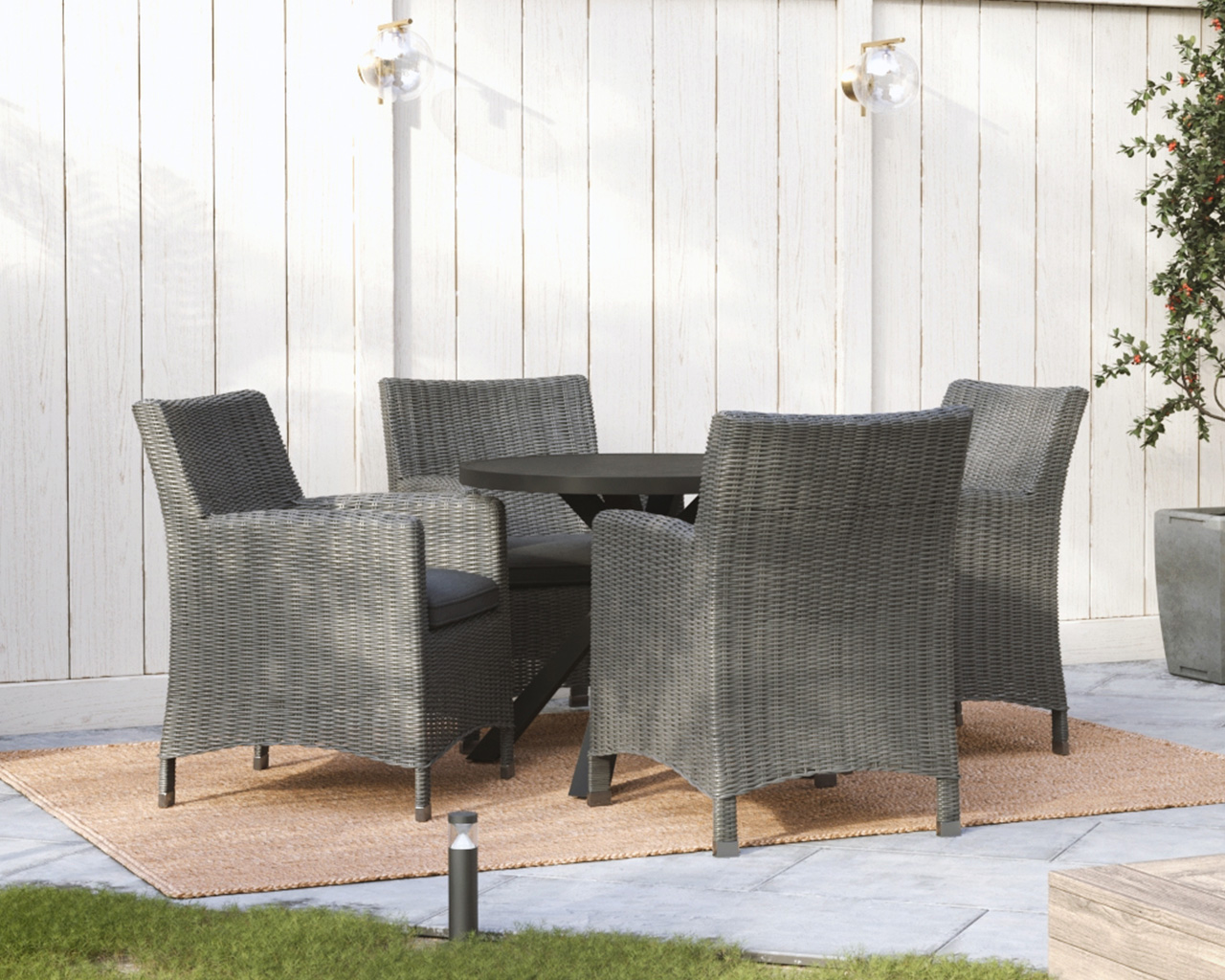 Avalon Tub & Jette 5-Piece Round Dining Setting, , hi-res image number null