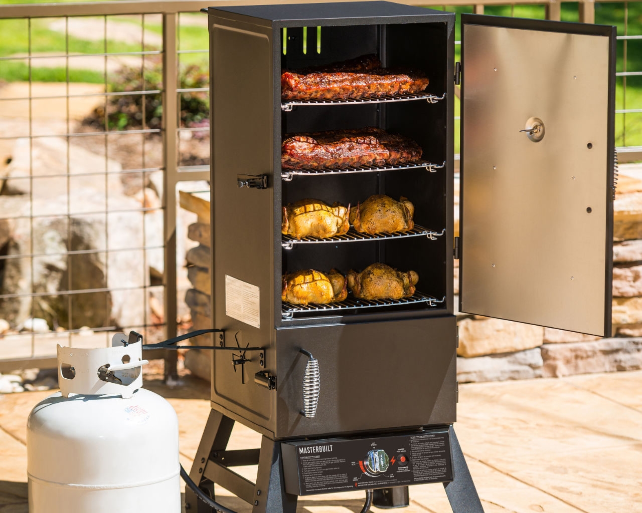 Buy Masterbuilt Vertical Gas Smoker at Barbeques Galore.