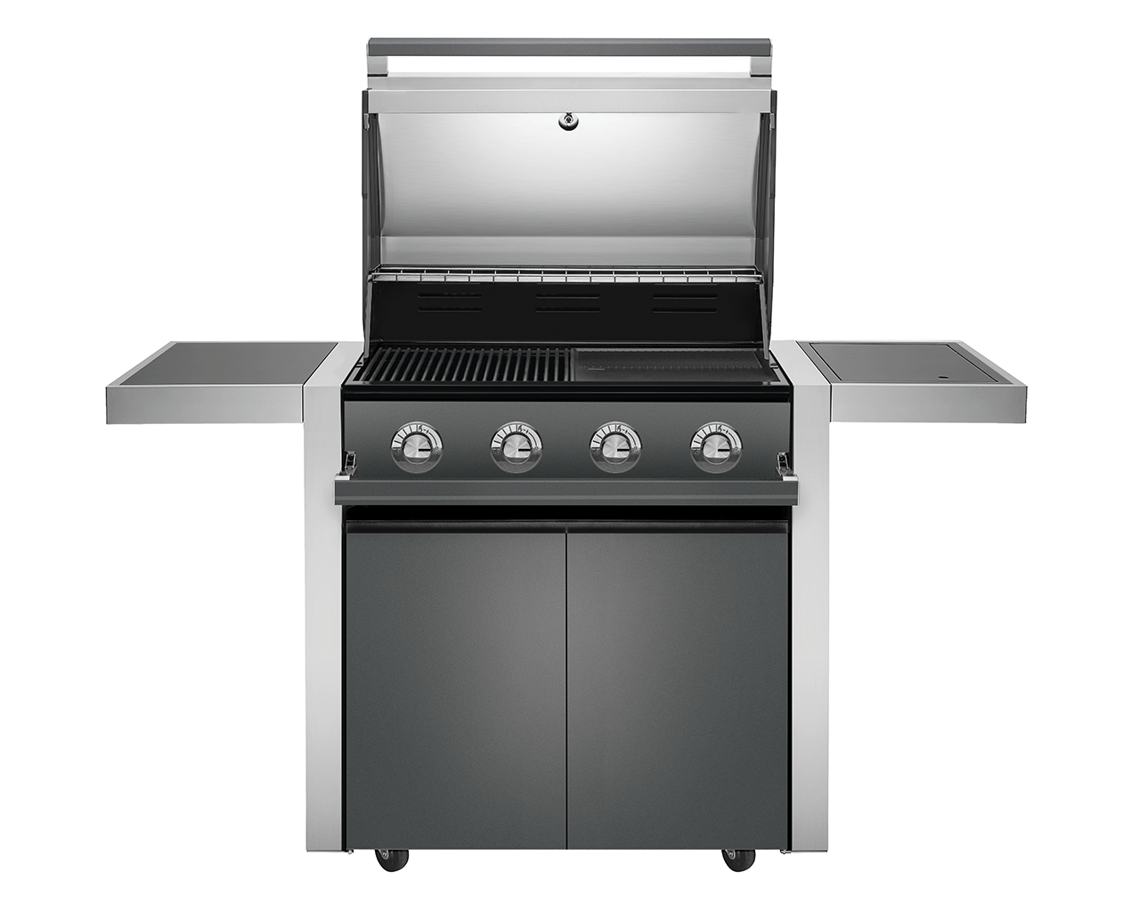BeefEater 1700 Series - 4 Burner BBQ With Side Burner, , hi-res image number null