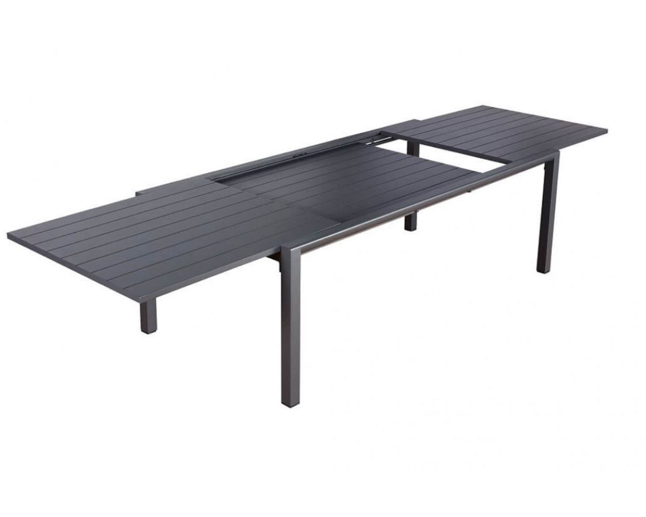 Gunmetal Grey Jette Dining Extension Table (220/340x104cm), , hi-res image number null