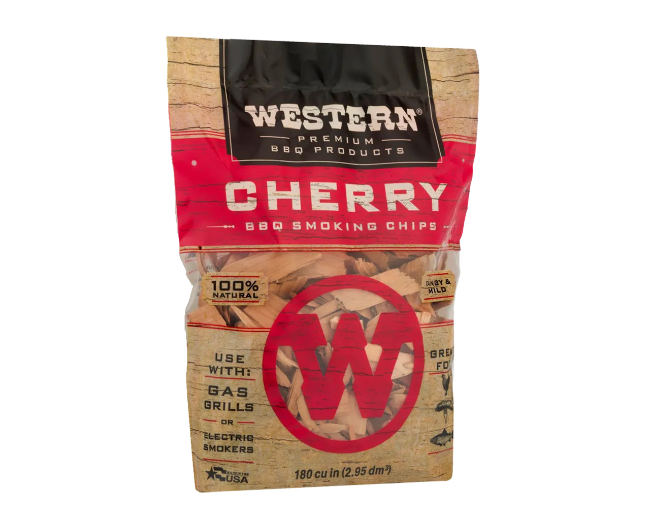 Western Premium Smoking Wood Chips - Cherry, , hi-res image number null