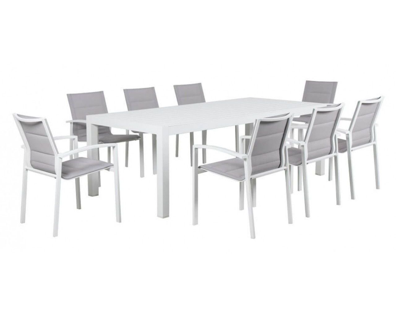 Boston-Jette 9 Piece Dining (White), White, hi-res image number null