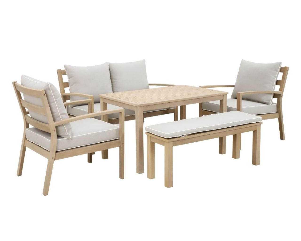 Harper 5 Piece Low Dining Setting, , hi-res image number null