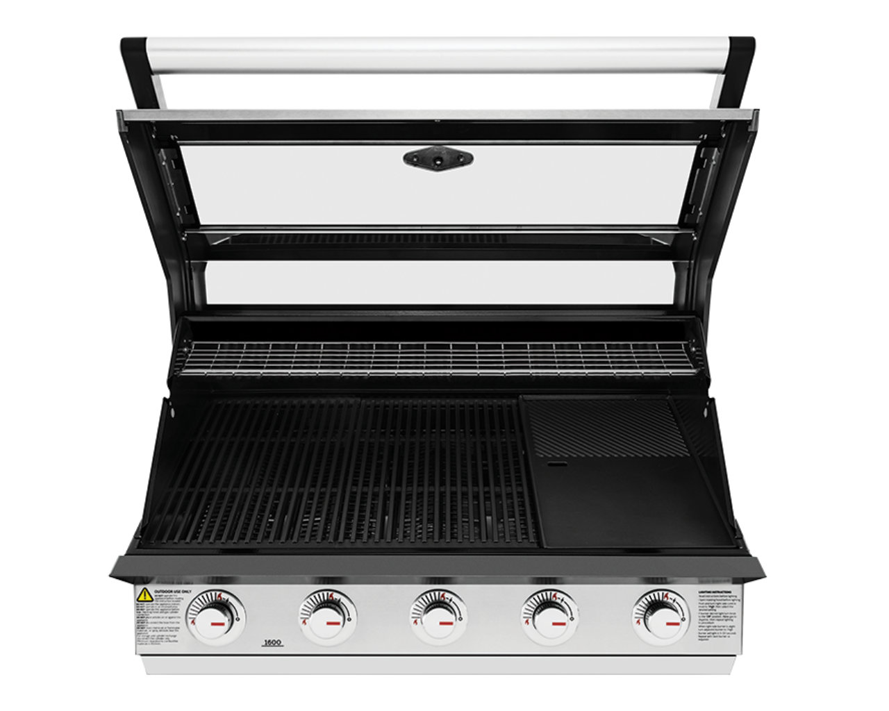 BeefEater 1600 Series 5 Burner Stainless Steel Build In BBQ, , hi-res image number null