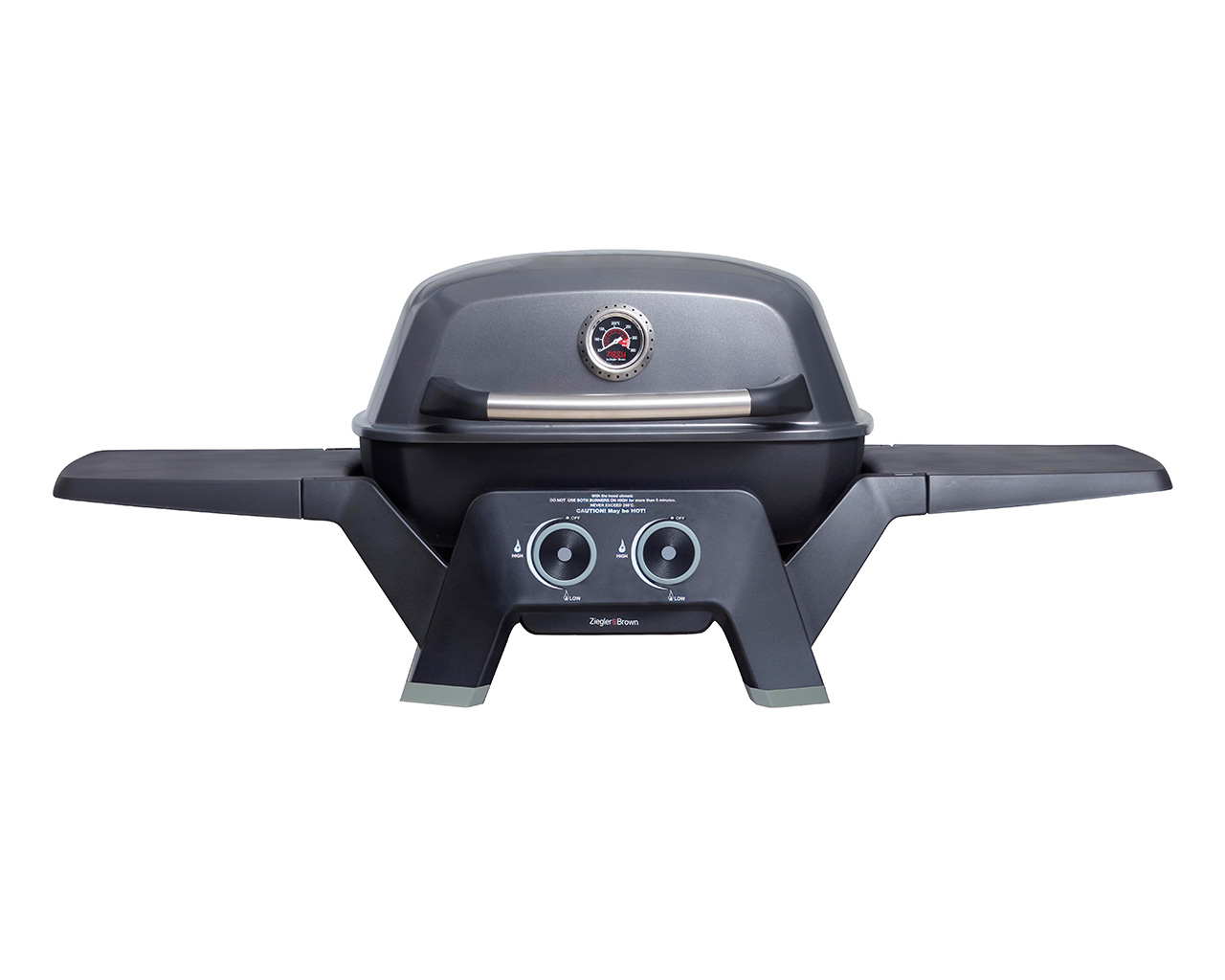 Ziggy Elite Twin Grill Natural Gas BBQ (Gunmetal Grey), , hi-res image number null