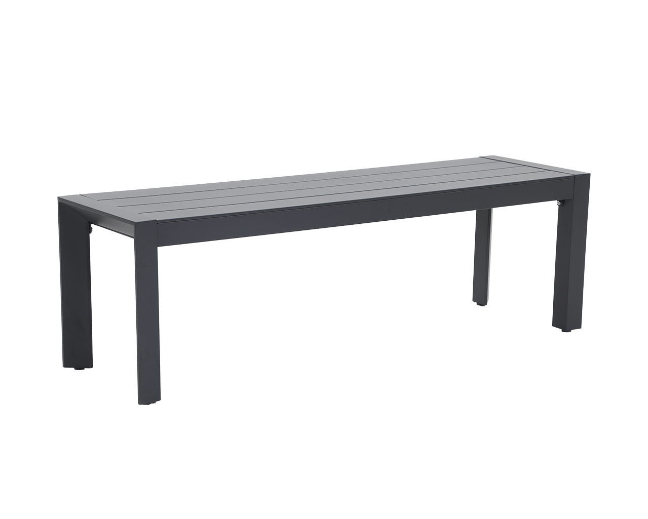 Jette 6 Seater Dining Bench Setting Bundle - Gunmetal Grey, Gunmetal Grey, hi-res image number null