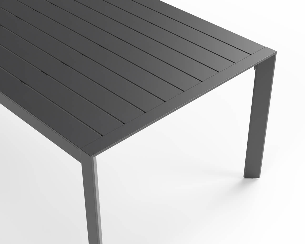 Jette Dining Table 220cm (Gunmetal Grey), Gunmetal Grey, hi-res image number null