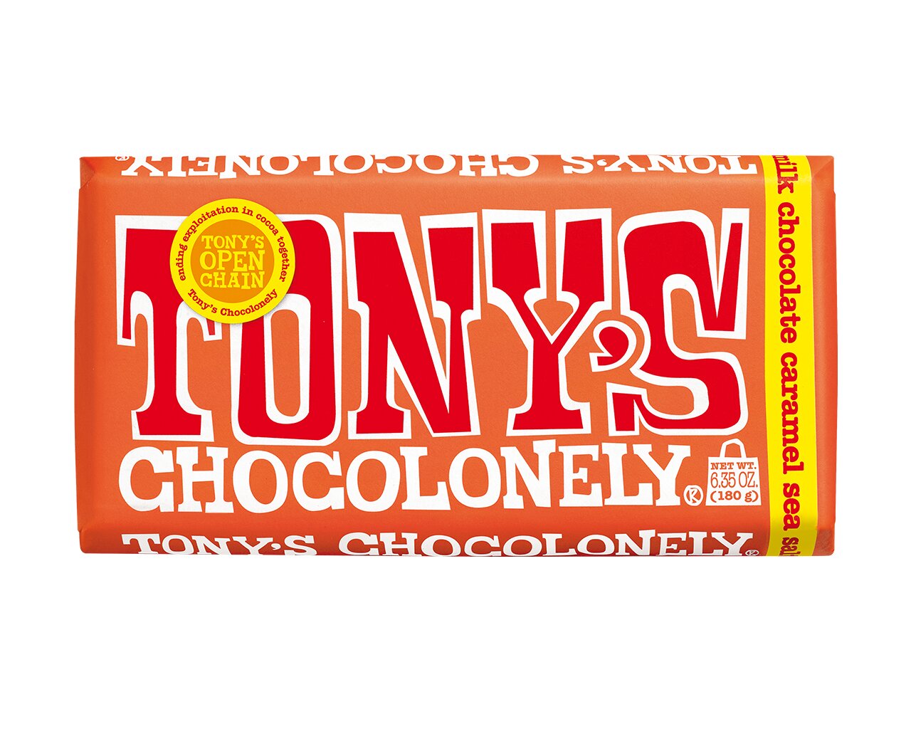 Tony'S Chocolonely Milk Caramel Sea Salt 180G, , hi-res image number null