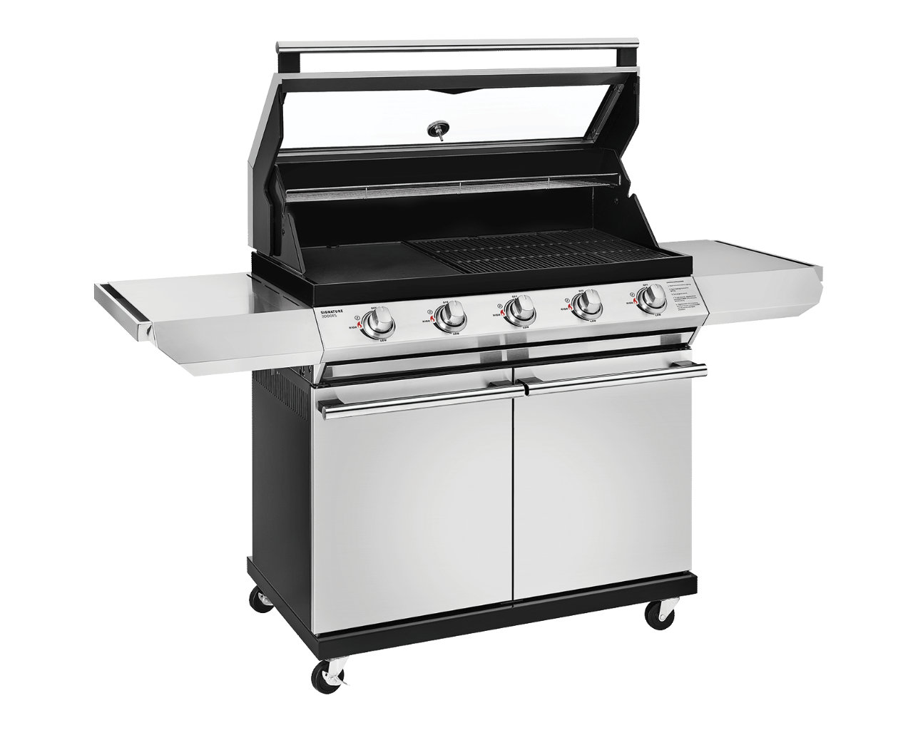 BeefEater Signature 2000 5 Burner BBQ & Trolley, , hi-res image number null