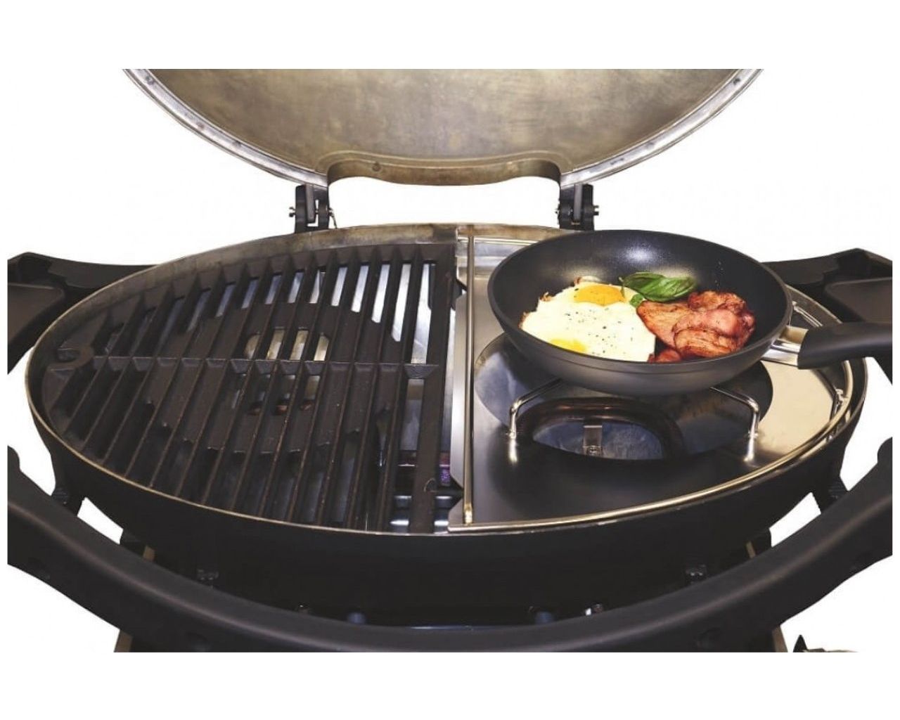 Ziggy Classic Twin Grill LPG BBQ (Gunmetal Grey), Gunmetal Grey, hi-res image number null