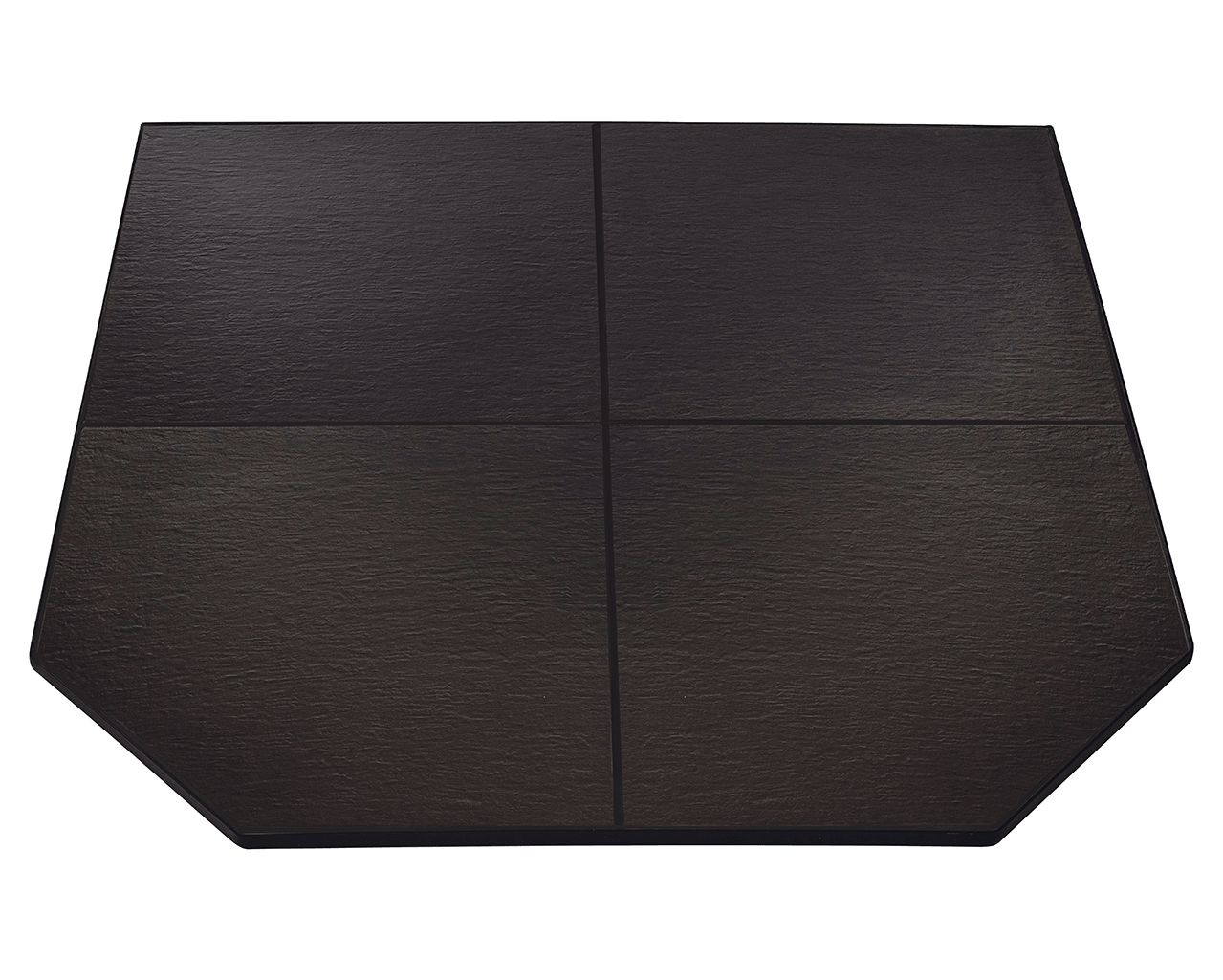 Maxiheat Square Tiled Hearth 1.2m x 1.2m - Matt Grey, , hi-res image number null