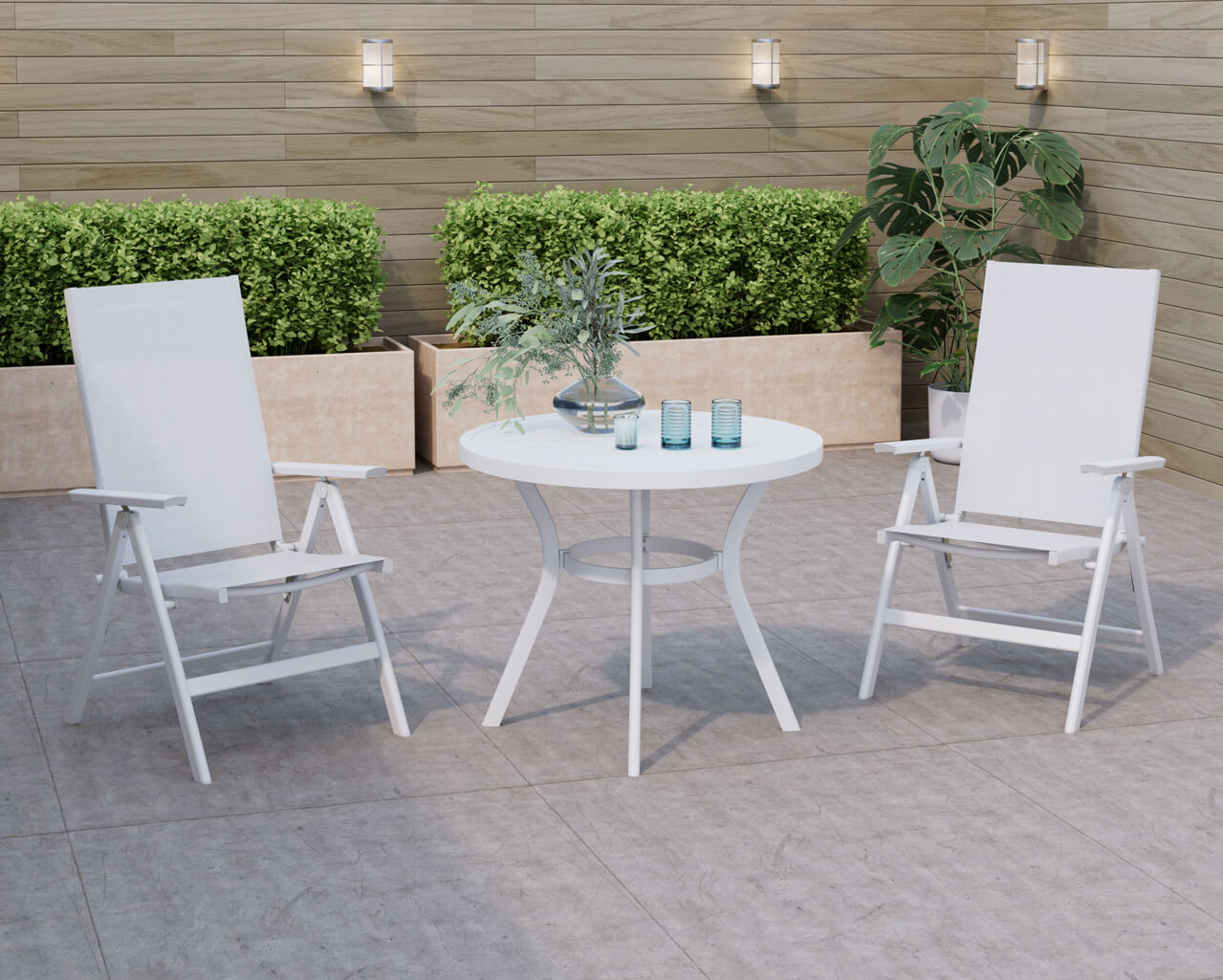 Frankie-Jette 3 Piece Chat Setting - Bone, , hi-res image number null