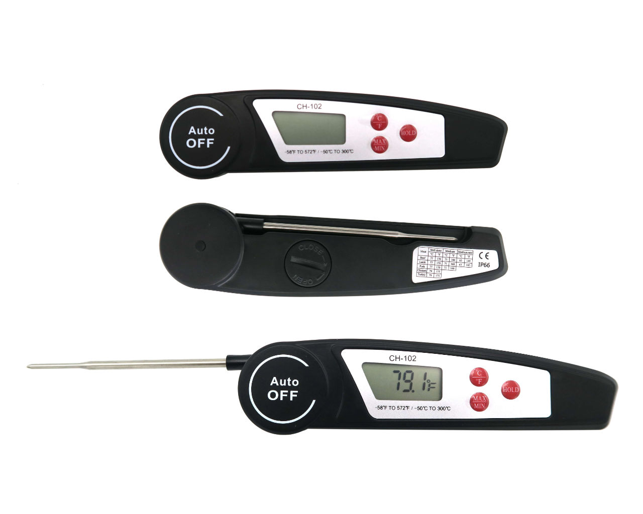 Pro Smoke Instant Read  Meat Thermometer, , hi-res image number null