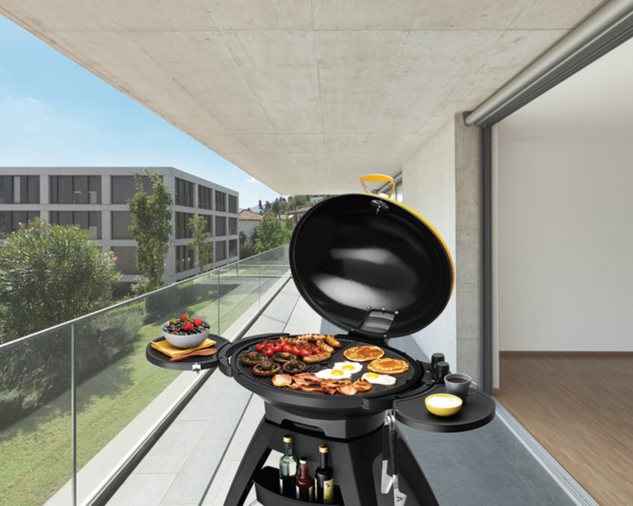 BeefEater Bigg Bugg Portable LPG BBQ (Amber), , hi-res image number null