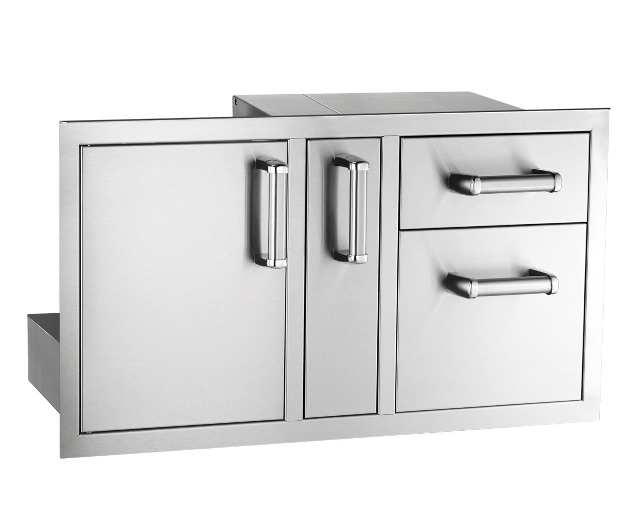 Fire Magic Grills Access Door with Platter Storage & Double Drawer, , hi-res image number null