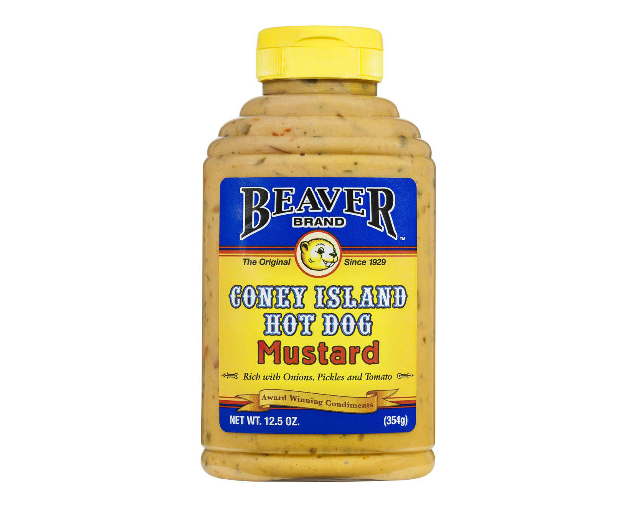 Beaver Coney Island Hot Dog Mustard 354g, , hi-res image number null