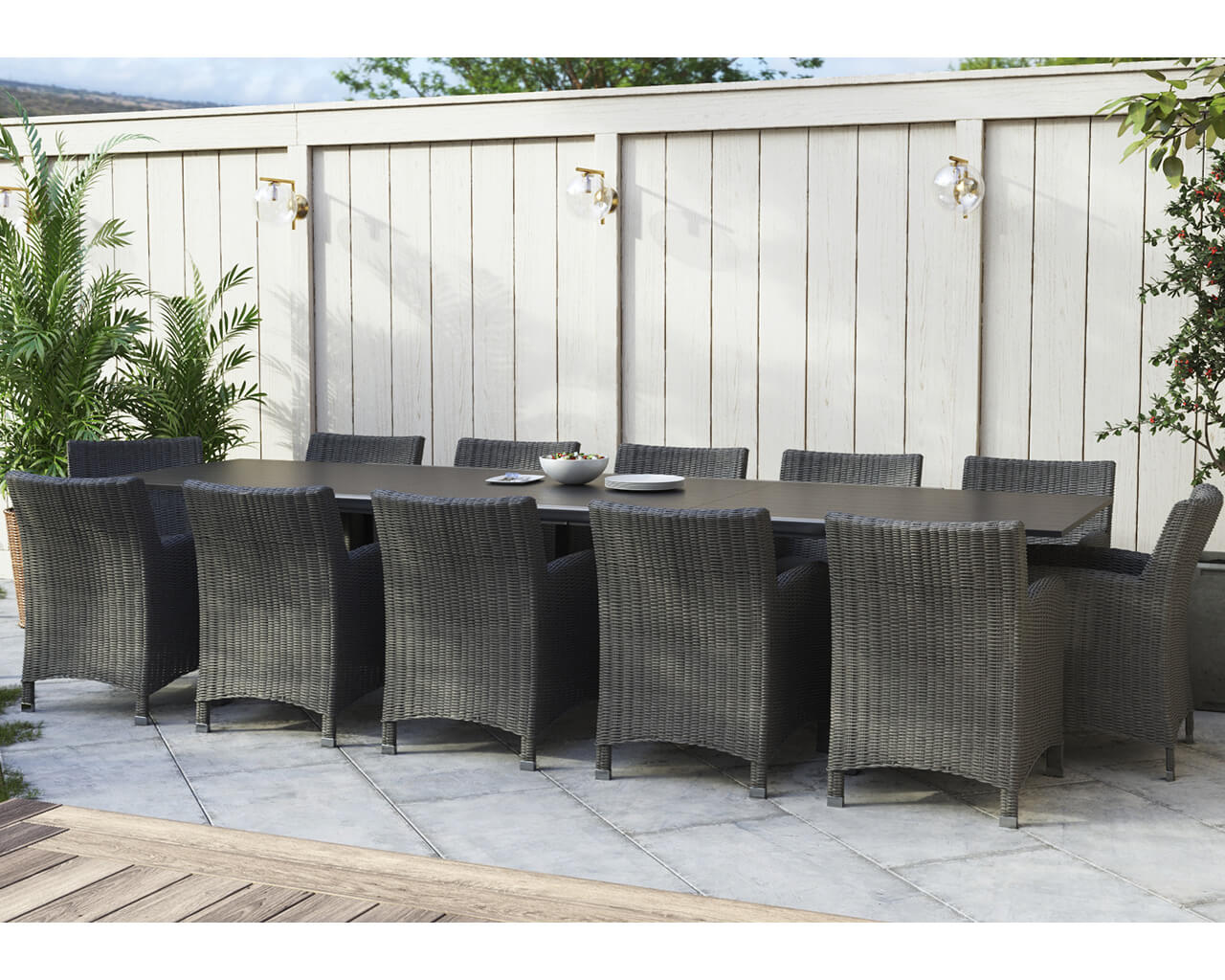 Avalon-Jette 13 Piece Extension Dining Setting, , hi-res image number null