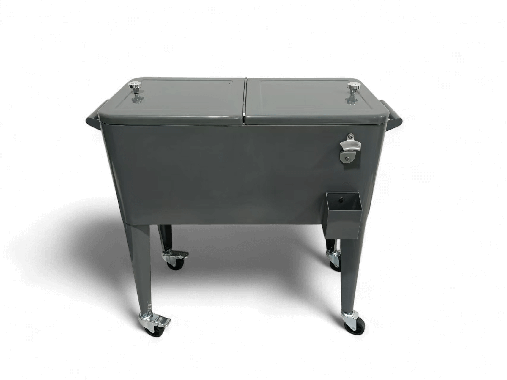 Retro Cooler Roller 76L Grey, Gray, hi-res image number null
