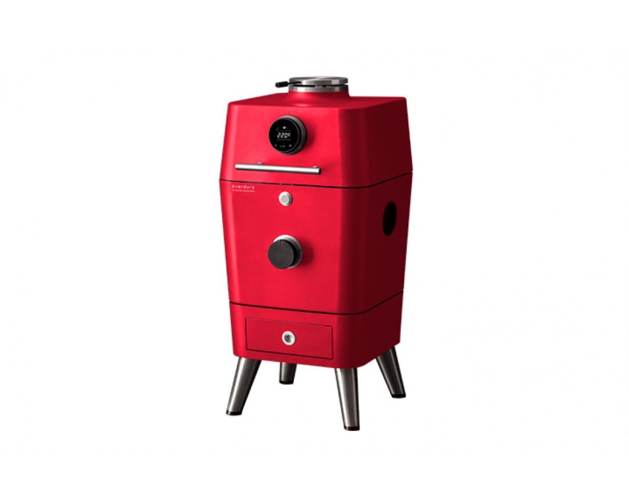 Everdure by Heston Blumenthal 4K Electric Ignition Charcoal Outdoor Oven, Red, small-swatch
