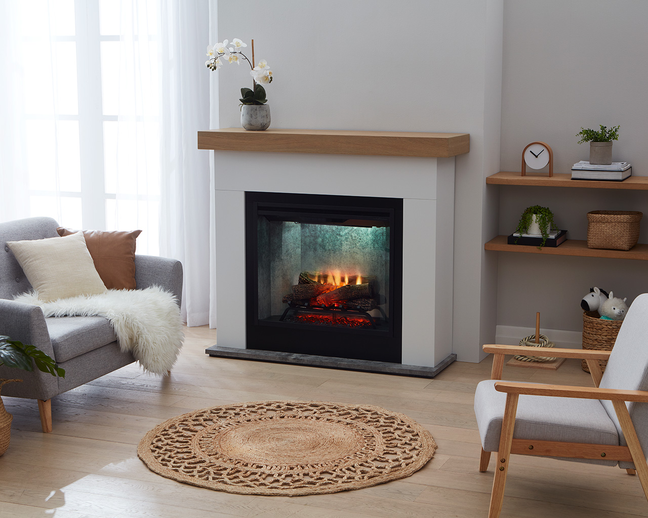 Dimplex Huxley Electric Fireplace, , hi-res image number null