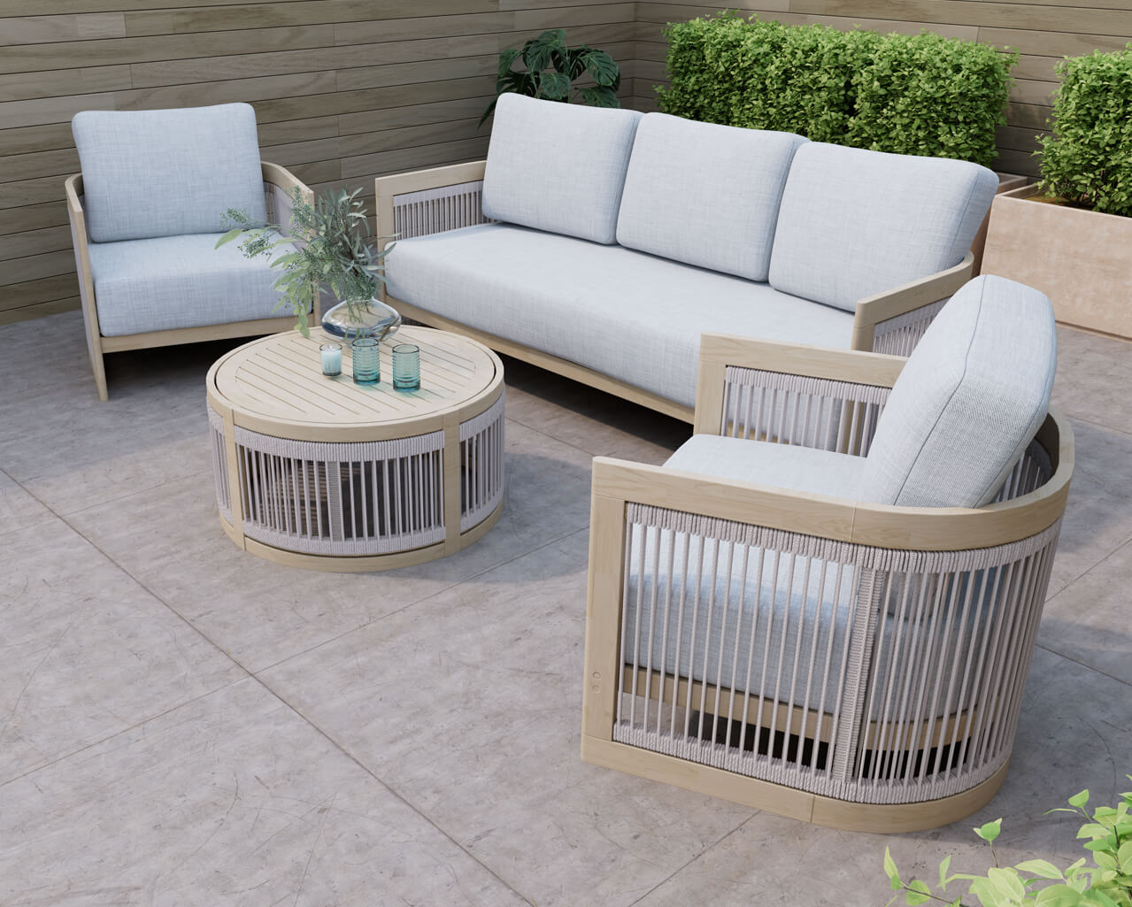 Byron 4 Piece Lounge Setting, , hi-res image number null