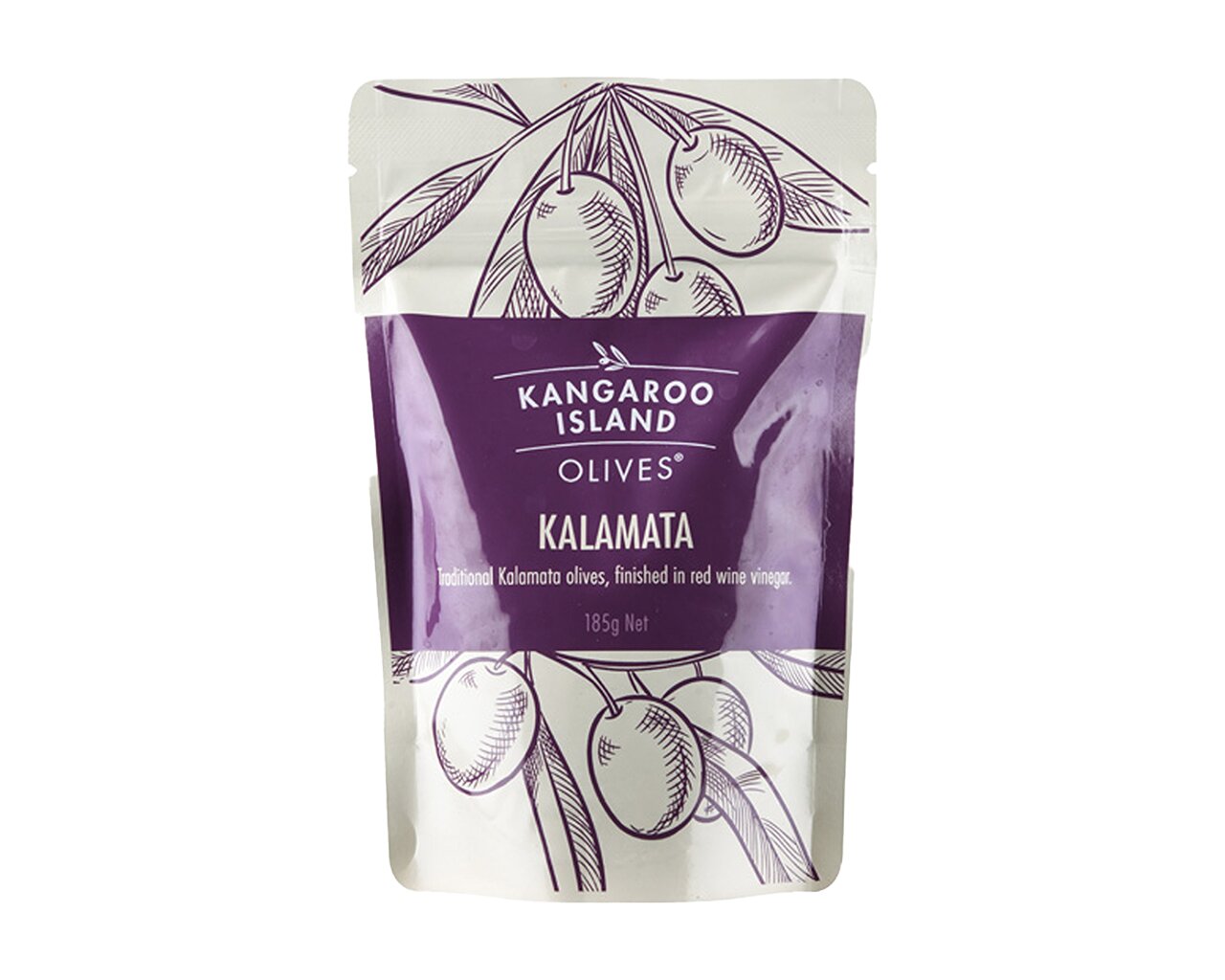 Kangaroo Island Olives Kalamata 185G, , hi-res image number null