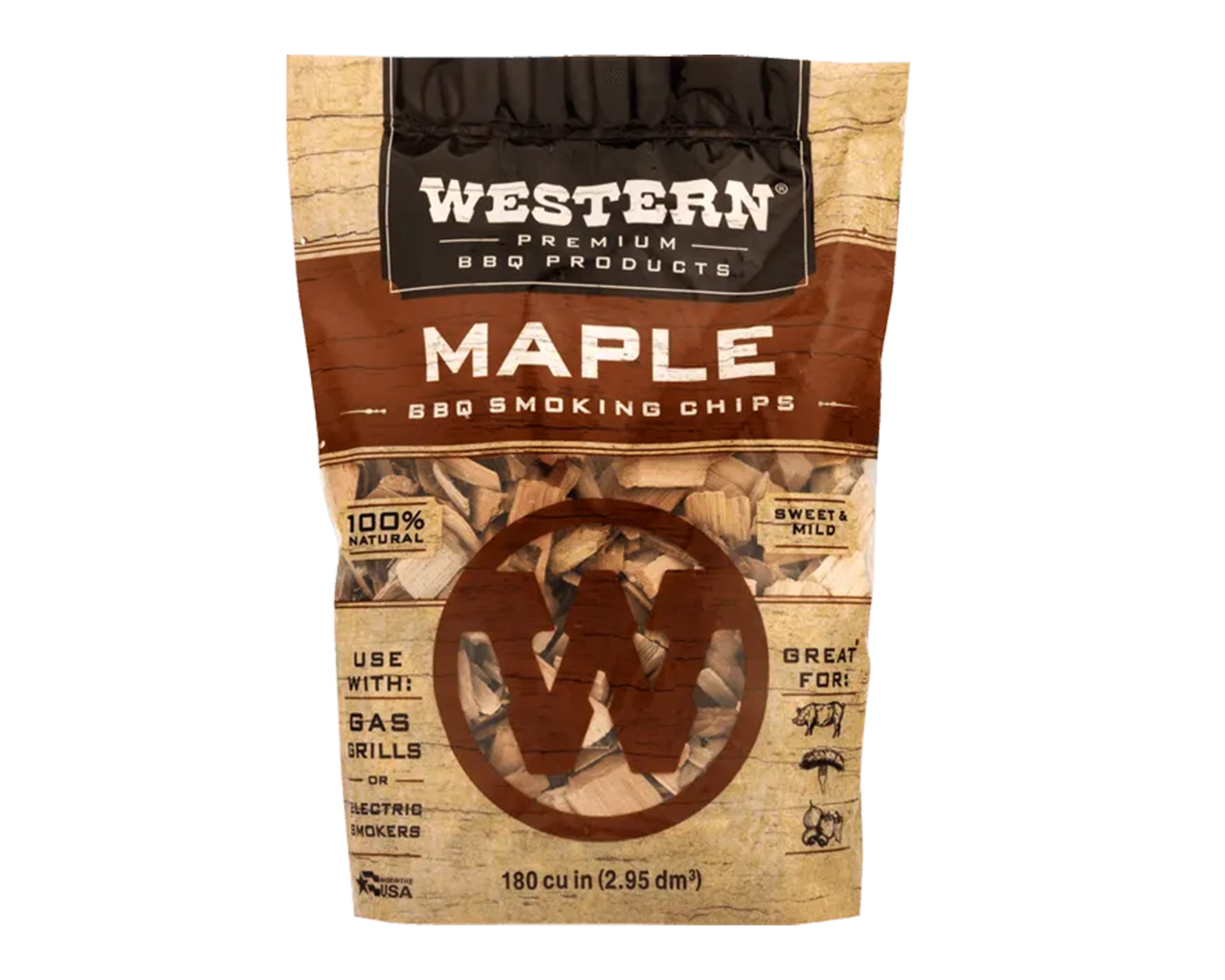 Western Premium Smoking Wood Chips - Maple, , hi-res image number null