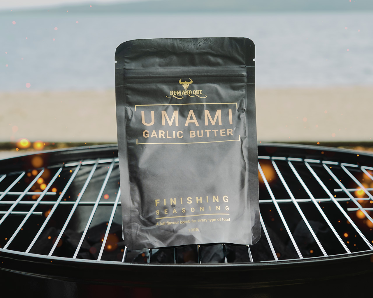 Rum & Que Umami Garlic Butter Finishing Seasoning, , hi-res image number null