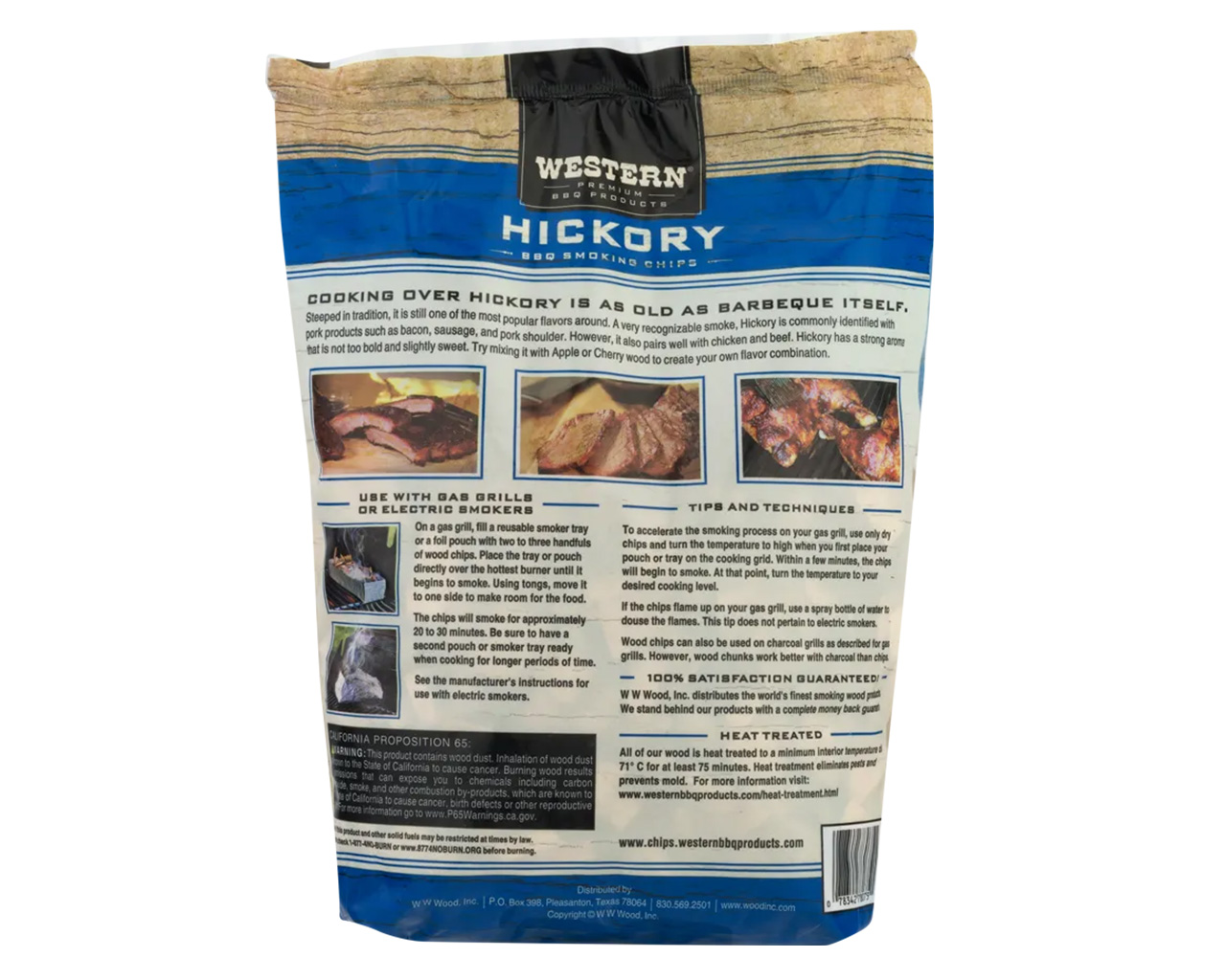 Western Premium Smoking Wood Chips - Hickory, , hi-res image number null