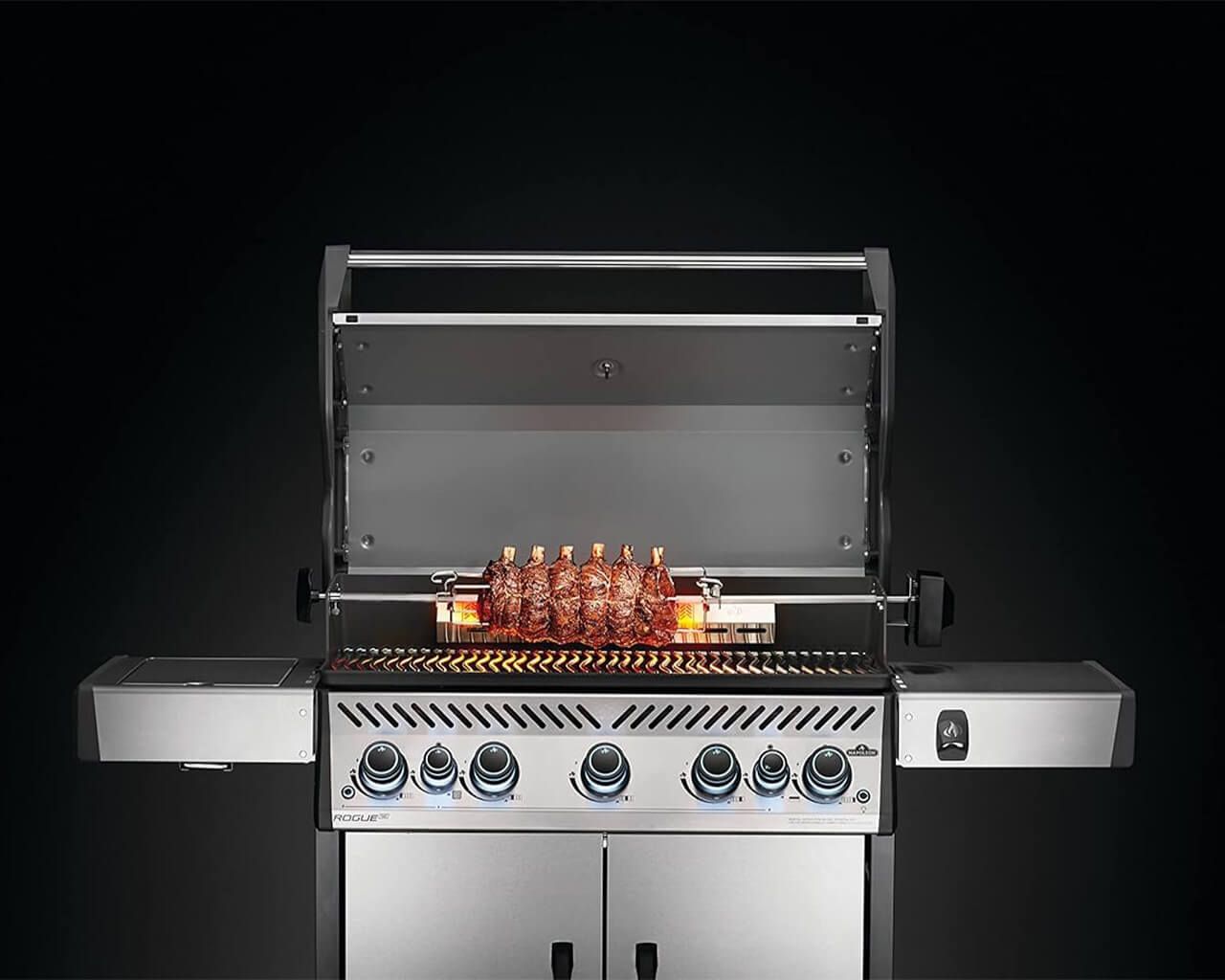 Napoleon Heavy Duty Stainless Steel Rotisserie Kit (Suits Rogue Series), , hi-res image number null