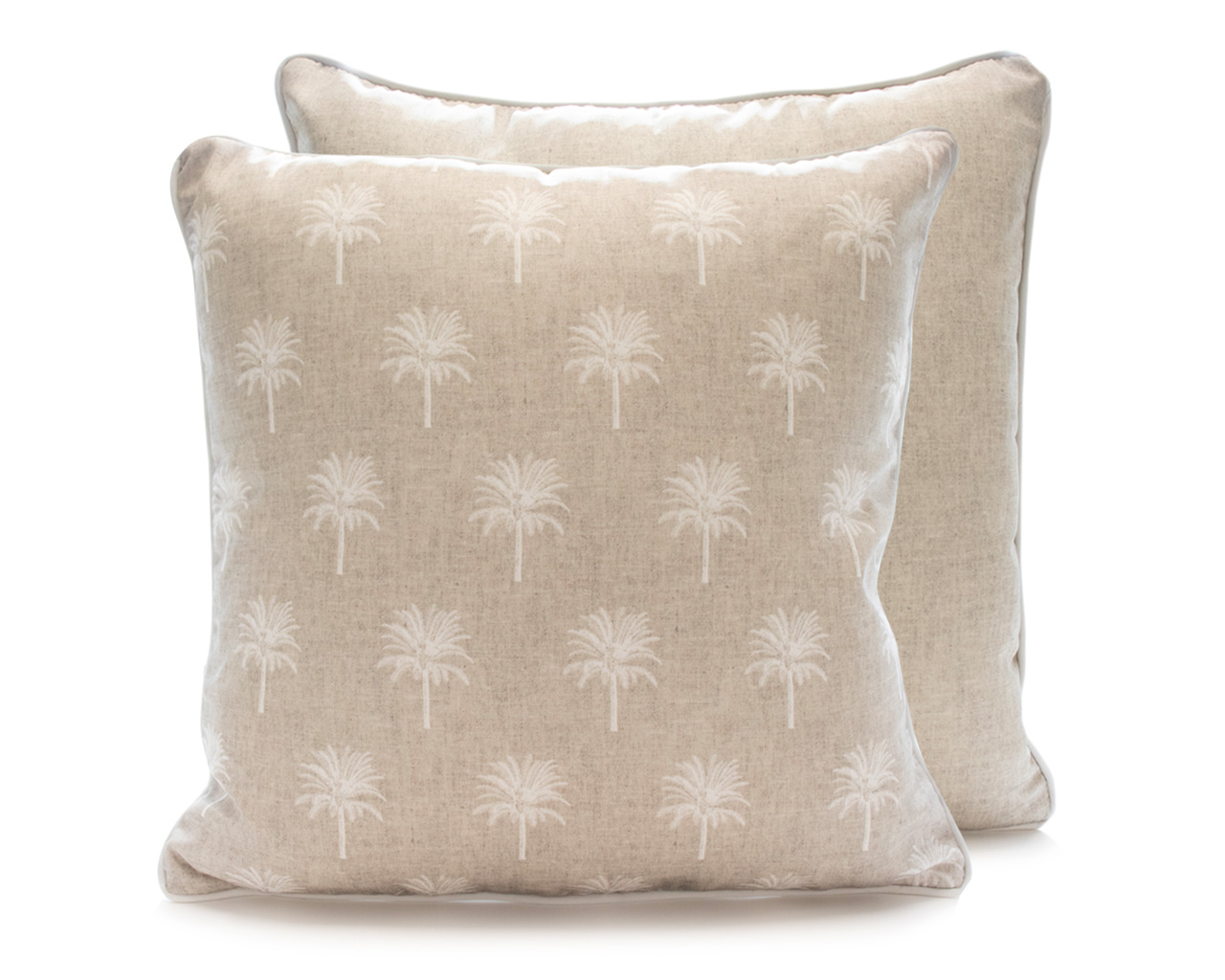 Madras Link Capri Palm Biege Outdoor Cushion - 50x50cm, , hi-res image number null
