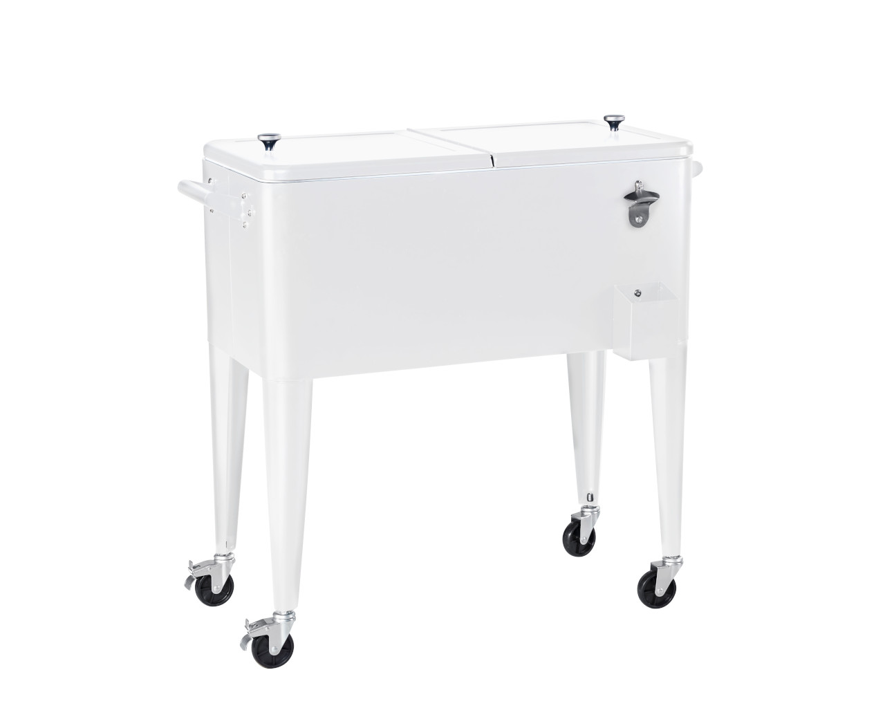 Retro Cooler Roller 76L White, White, hi-res image number null