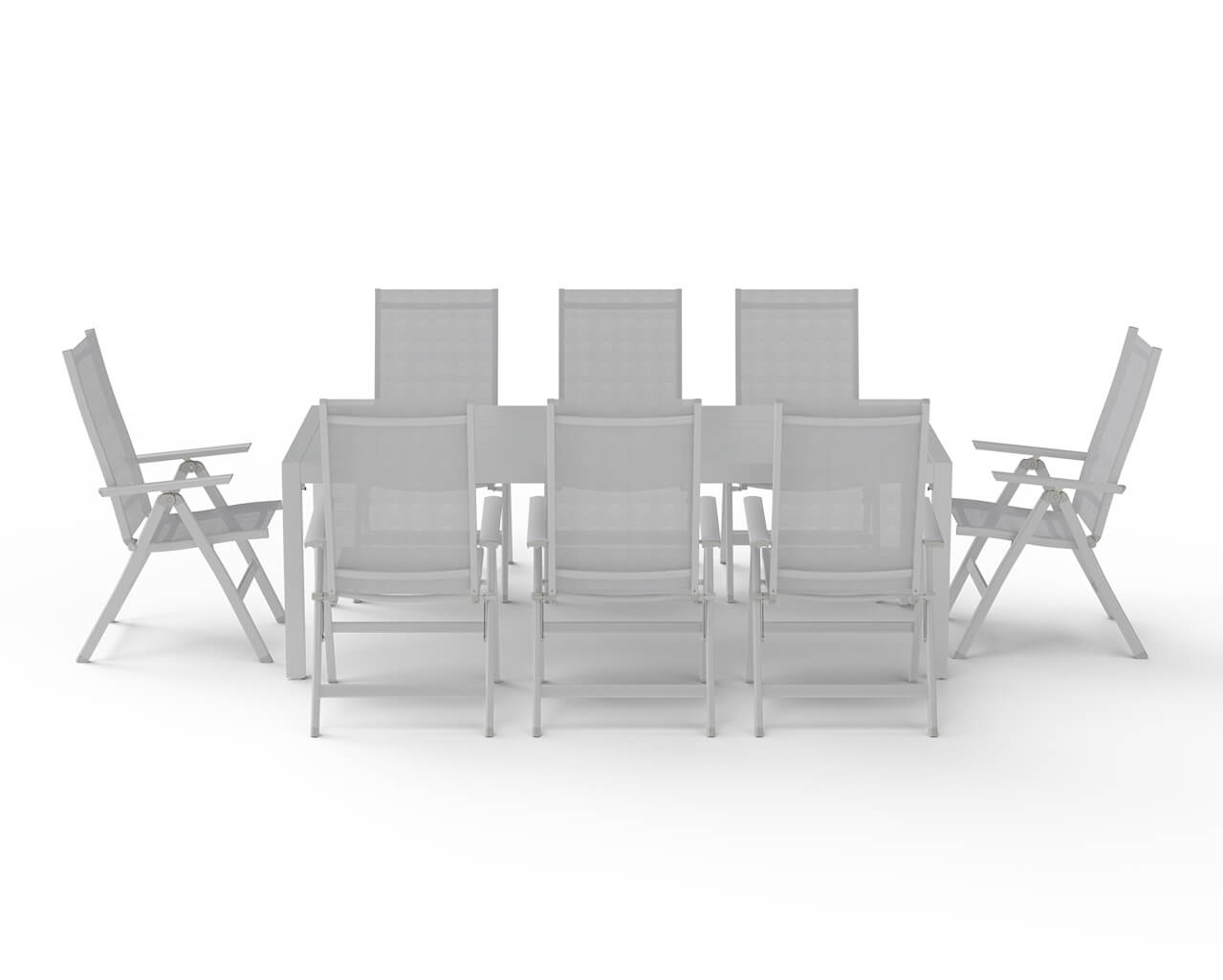 Frankie-Jette 9 Piece Dining Setting - Bone, , hi-res image number null