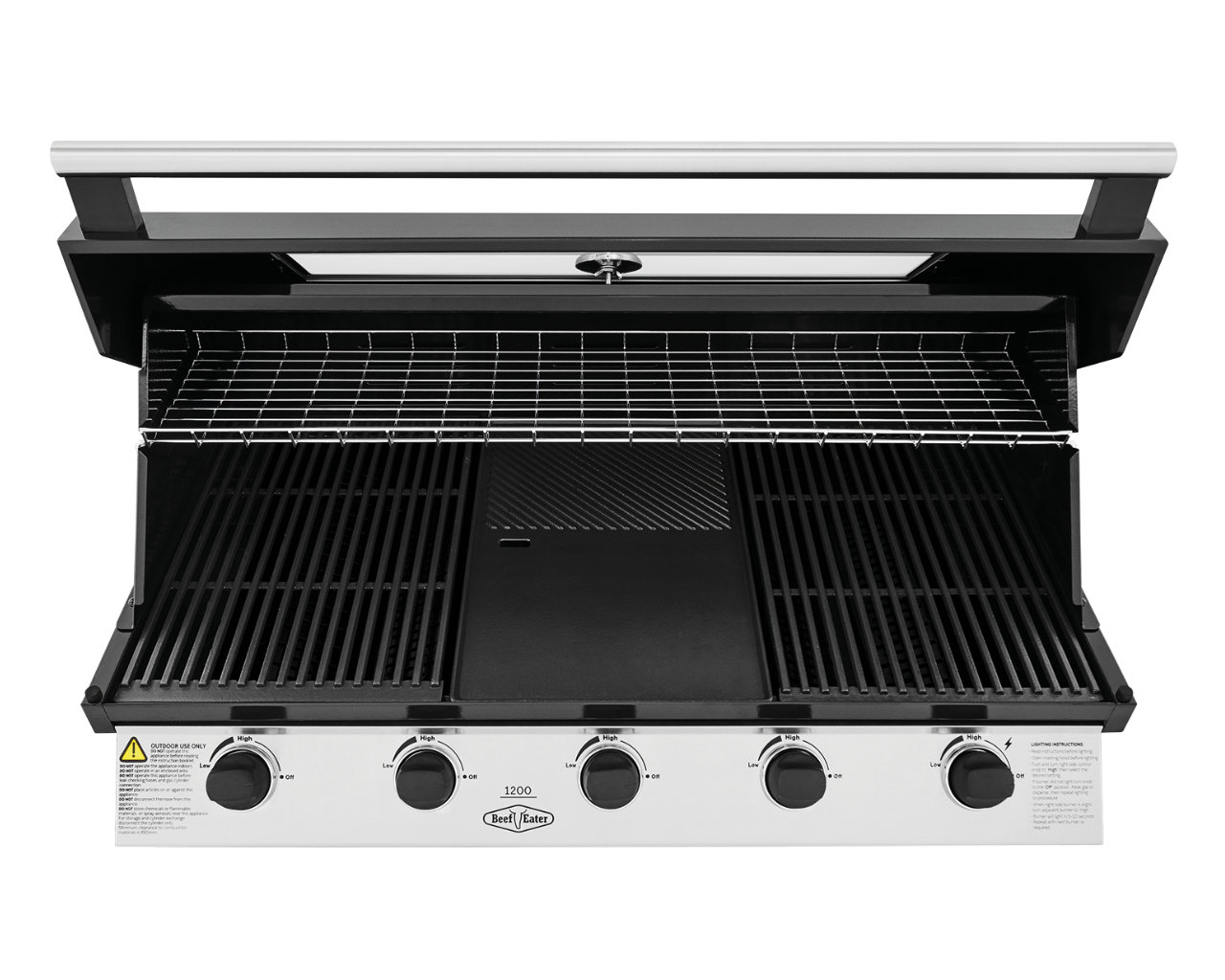 BeefEater 1200 Series 5 Burner Build In BBQ, , hi-res image number null