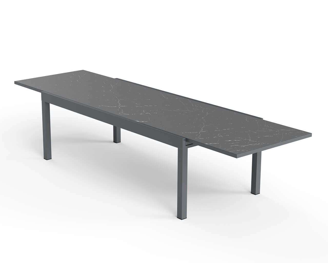 Frankie-Sinta 13 Piece Extension Dining Setting (Gunmetal Grey), , hi-res image number null