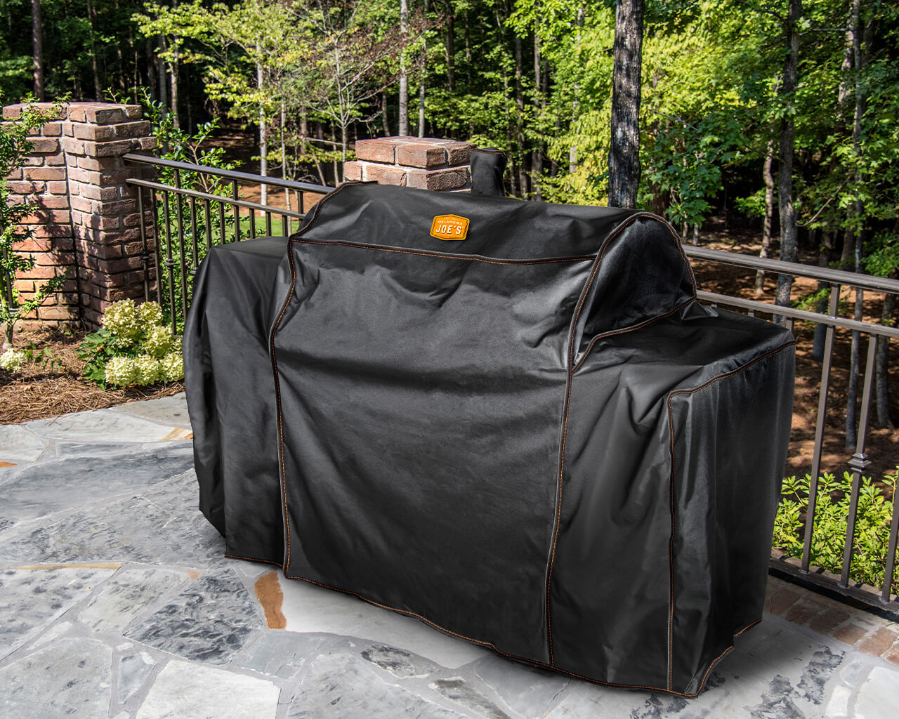 Buy Oklahoma Joe’s Longhorn Combo Smoker & Grill Cover at Barbeques Galore.