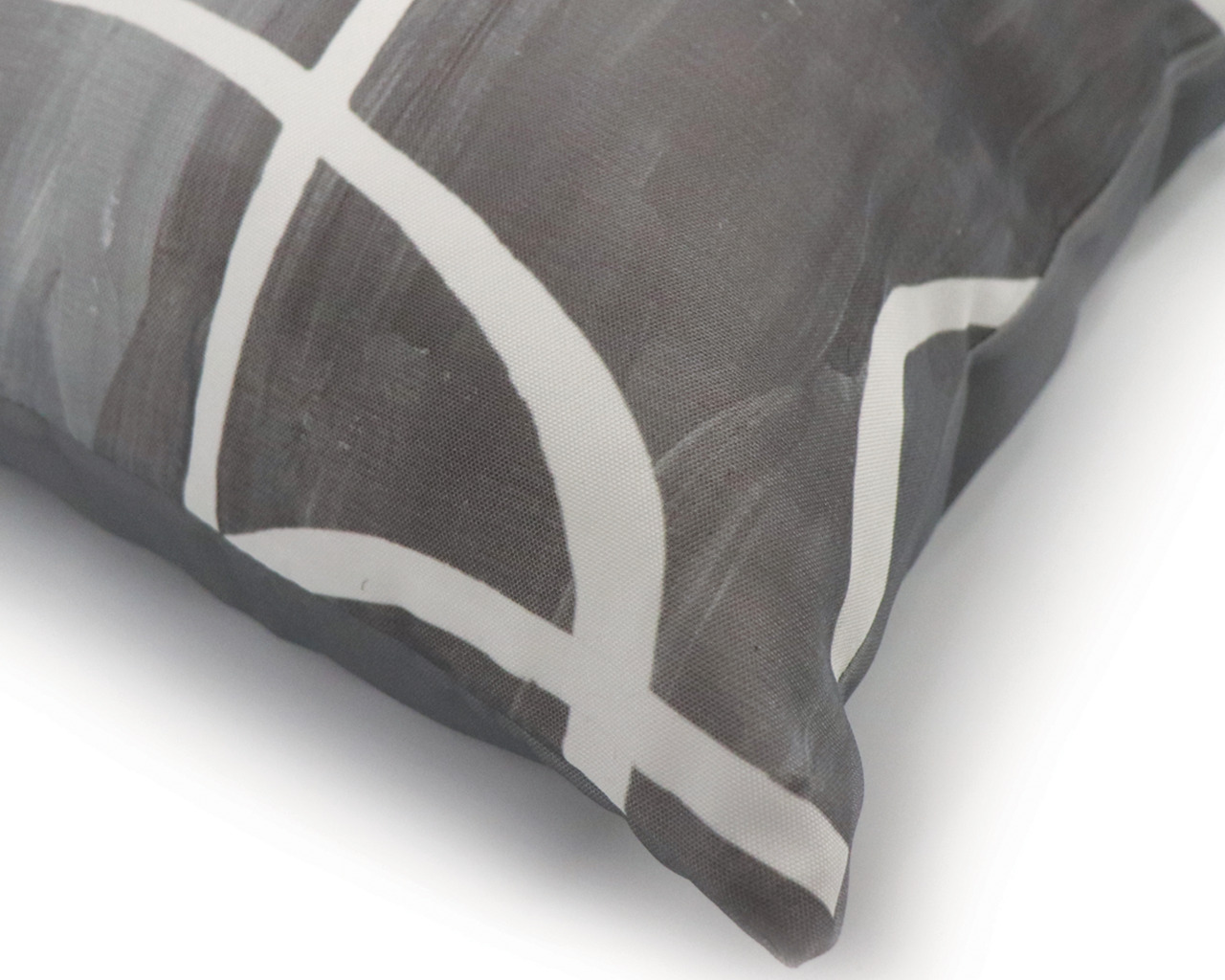 Squiggle Charcoal Cushion 50cm, , hi-res image number null