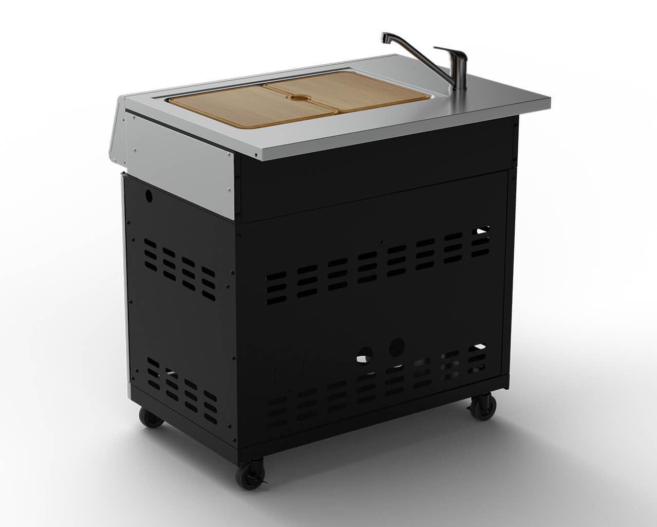 Beefmaster Premium Sink On Deluxe Cart, , hi-res image number null