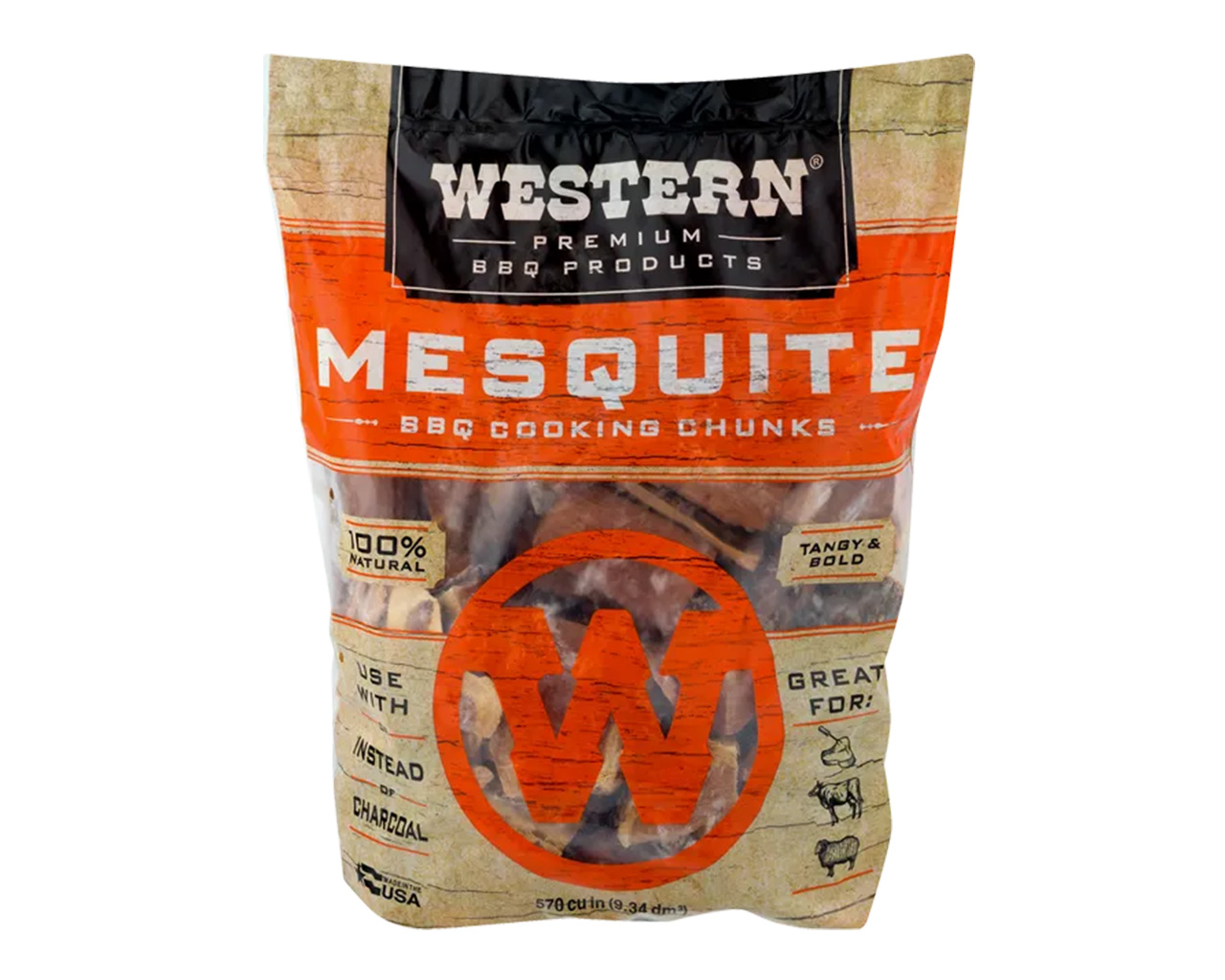 Western Premium Smoking Wood Chunks - Mesquite, , hi-res image number null