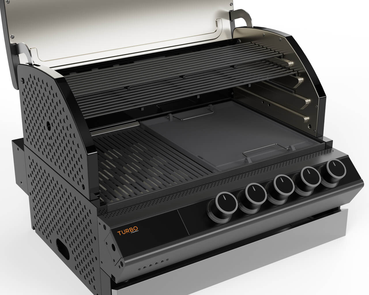 Ziegler & Brown Turbo Classic 5 Burner Build In BBQ (T Series) (Build-In with Brackets), , hi-res image number null