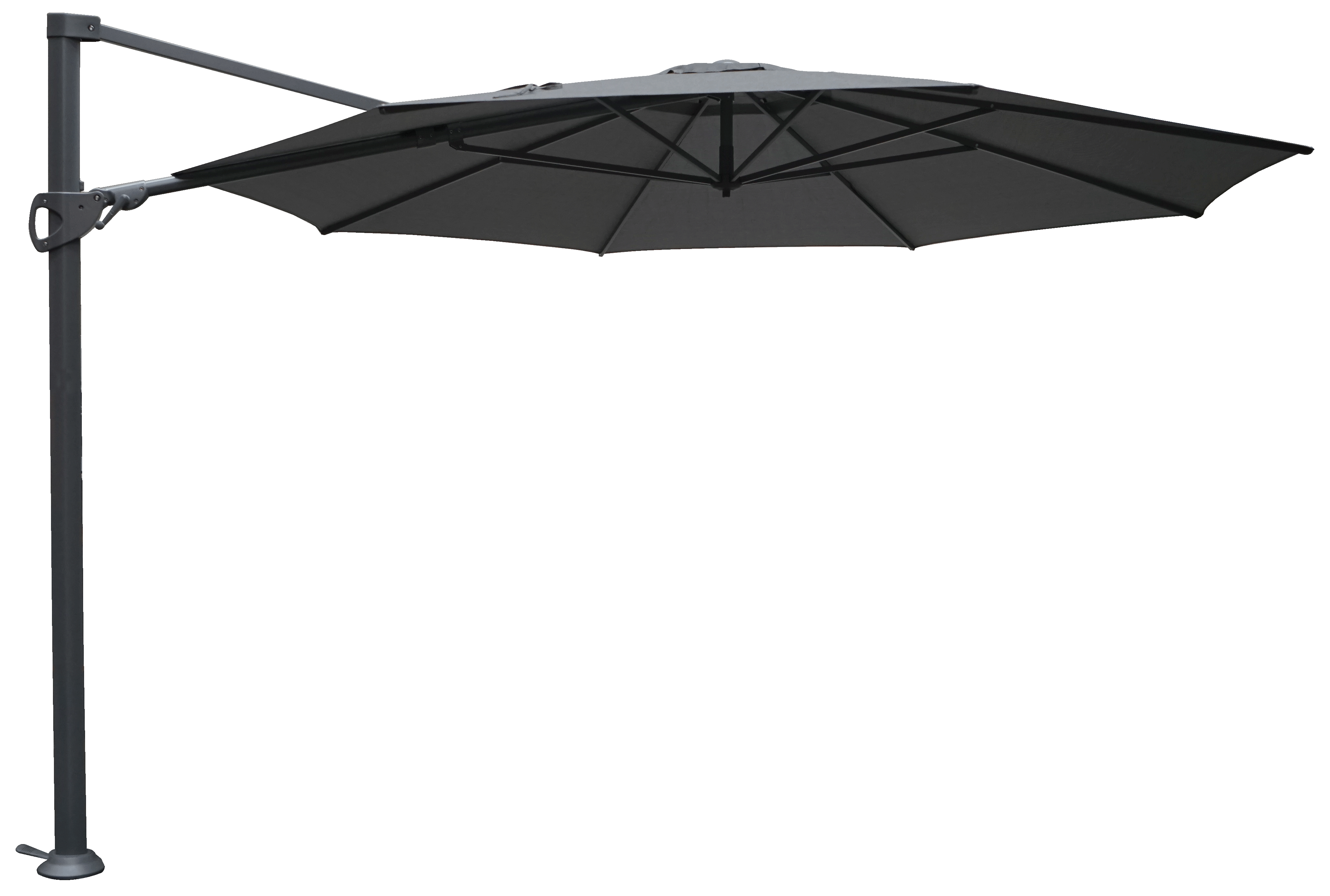 Porto 3.3m Octagonal Umbrella Charcoal, , hi-res image number null