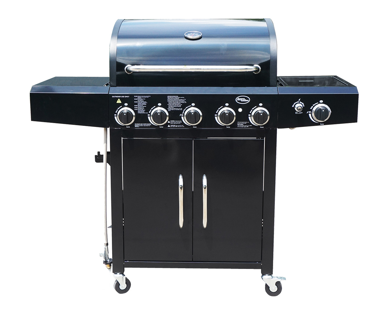 Downunder 5 Burner BBQ With Side Burner, , hi-res image number null