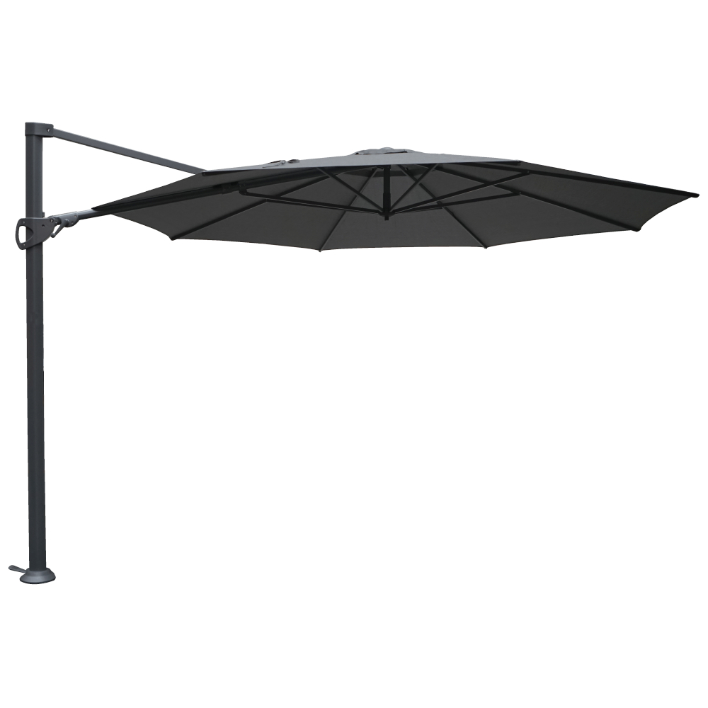 Porto 3.3m Octagonal Umbrella Charcoal, , hi-res image number null
